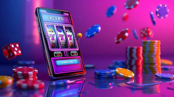 Antarmuka permainan kartu live emas 787 di ponsel dengan dealer dan tabel baccarat